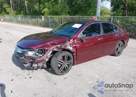 2016 Honda Accord Sport z USA, uszkodzony, nr VIN 1HGCR2F5XGA122937